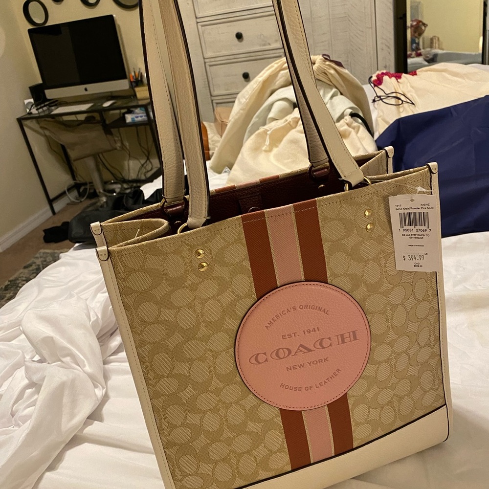 Coach signature khaki tote - Picture 9 of 15